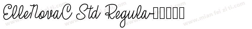 ElleNovaC Std Regula字体转换